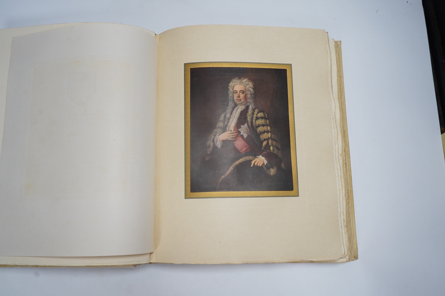 Gray, Thomas - Poems, with 4 black and white plates, contemporary gilt-decorated calf bound by Spottiswoode & Co. Ltd, a college prize book, title and portrait frontis badly spotted, Eton College Press, 1902 and Ainger,